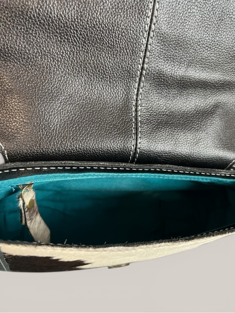 Myra Bag Tooled Leather Cowhide Crossbody Western Floral Purse Boho Cowgirl - Picture 11 of 11